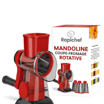 Coupez 5x Plus Vite avec la Râpe Rotative RapiChef™ !